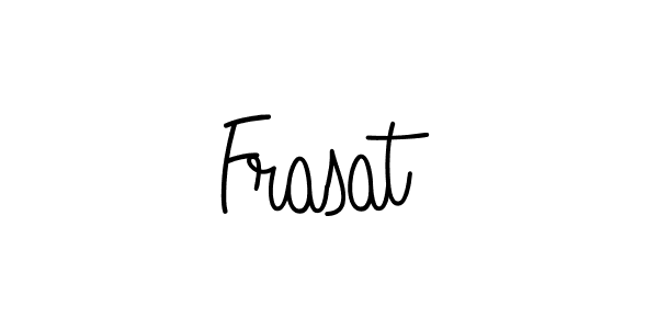 How to make Frasat name signature. Use Angelique-Rose-font-FFP style for creating short signs online. This is the latest handwritten sign. Frasat signature style 5 images and pictures png