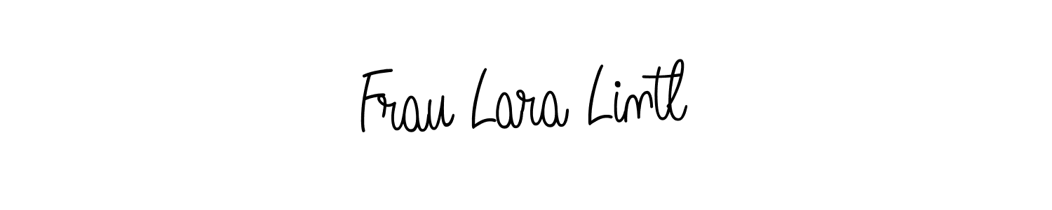 You should practise on your own different ways (Angelique-Rose-font-FFP) to write your name (Frau Lara Lintl) in signature. don't let someone else do it for you. Frau Lara Lintl signature style 5 images and pictures png