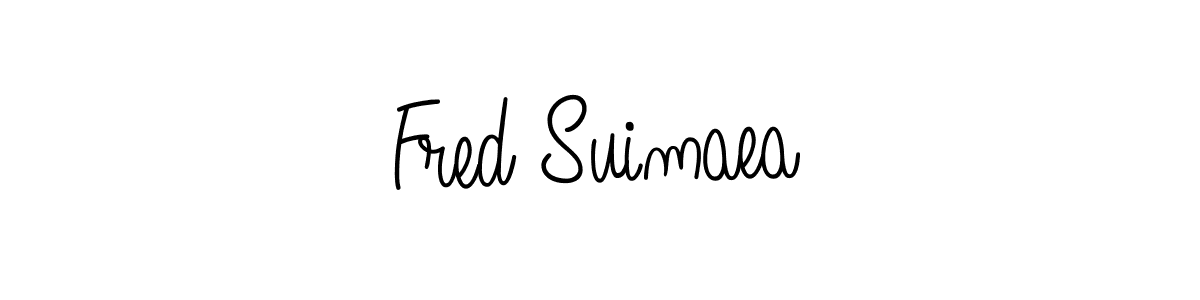 Fred Suimaea stylish signature style. Best Handwritten Sign (Angelique-Rose-font-FFP) for my name. Handwritten Signature Collection Ideas for my name Fred Suimaea. Fred Suimaea signature style 5 images and pictures png