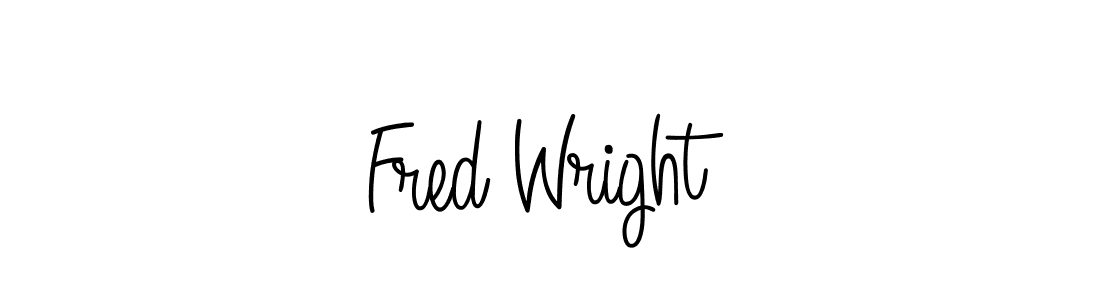 How to make Fred Wright name signature. Use Angelique-Rose-font-FFP style for creating short signs online. This is the latest handwritten sign. Fred Wright signature style 5 images and pictures png