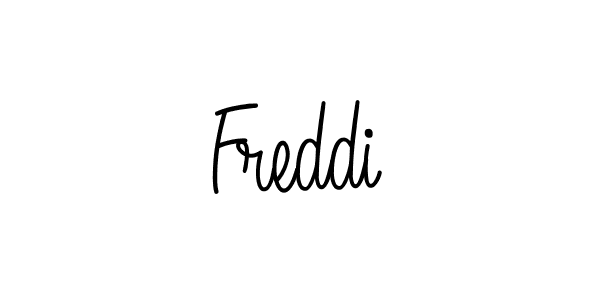 You should practise on your own different ways (Angelique-Rose-font-FFP) to write your name (Freddi) in signature. don't let someone else do it for you. Freddi signature style 5 images and pictures png