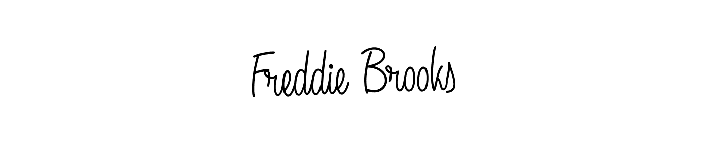 Make a beautiful signature design for name Freddie Brooks. With this signature (Angelique-Rose-font-FFP) style, you can create a handwritten signature for free. Freddie Brooks signature style 5 images and pictures png