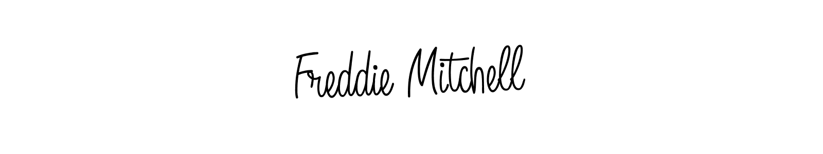 Freddie Mitchell stylish signature style. Best Handwritten Sign (Angelique-Rose-font-FFP) for my name. Handwritten Signature Collection Ideas for my name Freddie Mitchell. Freddie Mitchell signature style 5 images and pictures png