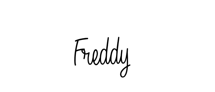 How to Draw Freddy  signature style? Angelique-Rose-font-FFP is a latest design signature styles for name Freddy . Freddy  signature style 5 images and pictures png