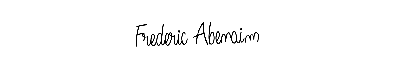 How to Draw Frederic Abenaim signature style? Angelique-Rose-font-FFP is a latest design signature styles for name Frederic Abenaim. Frederic Abenaim signature style 5 images and pictures png