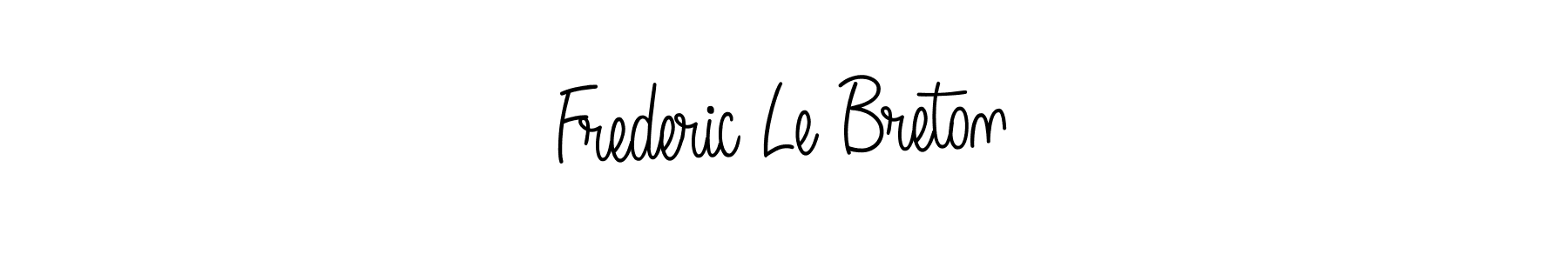 The best way (Angelique-Rose-font-FFP) to make a short signature is to pick only two or three words in your name. The name Frederic Le Breton include a total of six letters. For converting this name. Frederic Le Breton signature style 5 images and pictures png