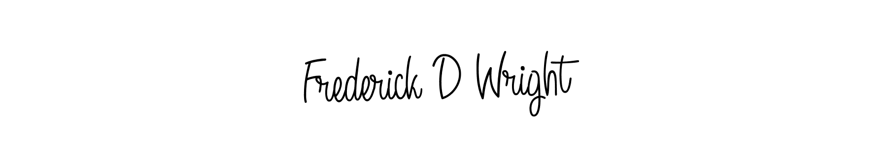 The best way (Angelique-Rose-font-FFP) to make a short signature is to pick only two or three words in your name. The name Frederick D Wright include a total of six letters. For converting this name. Frederick D Wright signature style 5 images and pictures png