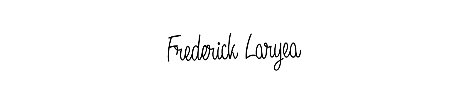 Use a signature maker to create a handwritten signature online. With this signature software, you can design (Angelique-Rose-font-FFP) your own signature for name Frederick Laryea. Frederick Laryea signature style 5 images and pictures png