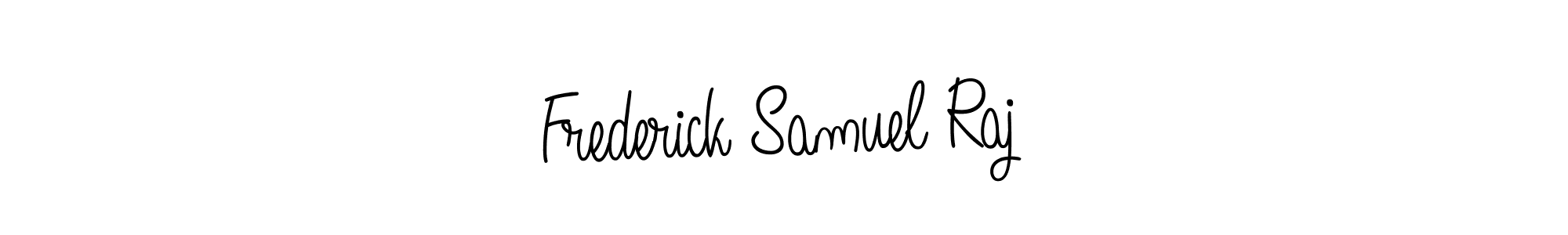 How to Draw Frederick Samuel Raj signature style? Angelique-Rose-font-FFP is a latest design signature styles for name Frederick Samuel Raj. Frederick Samuel Raj signature style 5 images and pictures png