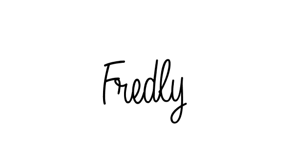 Design your own signature with our free online signature maker. With this signature software, you can create a handwritten (Angelique-Rose-font-FFP) signature for name Fredly. Fredly signature style 5 images and pictures png