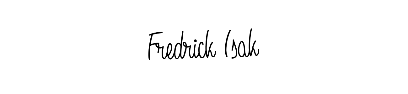 Angelique-Rose-font-FFP is a professional signature style that is perfect for those who want to add a touch of class to their signature. It is also a great choice for those who want to make their signature more unique. Get Fredrick Isak name to fancy signature for free. Fredrick Isak signature style 5 images and pictures png