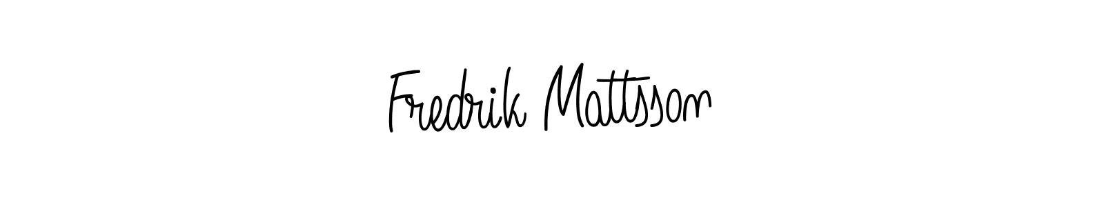 Check out images of Autograph of Fredrik Mattsson name. Actor Fredrik Mattsson Signature Style. Angelique-Rose-font-FFP is a professional sign style online. Fredrik Mattsson signature style 5 images and pictures png