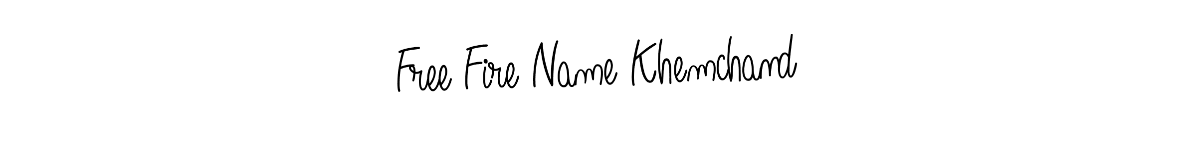 Once you've used our free online signature maker to create your best signature Angelique-Rose-font-FFP style, it's time to enjoy all of the benefits that Free Fire Name Khemchand name signing documents. Free Fire Name Khemchand signature style 5 images and pictures png