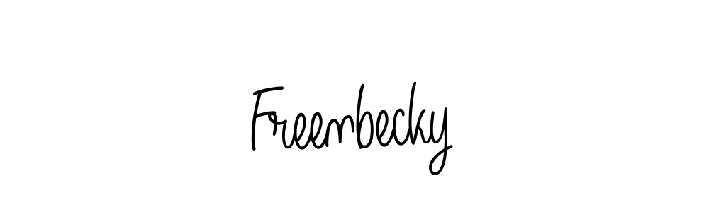 Design your own signature with our free online signature maker. With this signature software, you can create a handwritten (Angelique-Rose-font-FFP) signature for name Freenbecky. Freenbecky signature style 5 images and pictures png