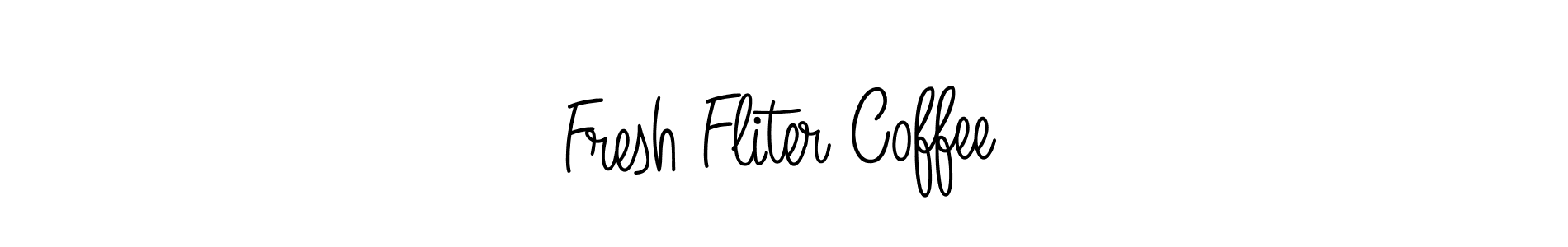 Best and Professional Signature Style for Fresh Fliter Coffee. Angelique-Rose-font-FFP Best Signature Style Collection. Fresh Fliter Coffee signature style 5 images and pictures png