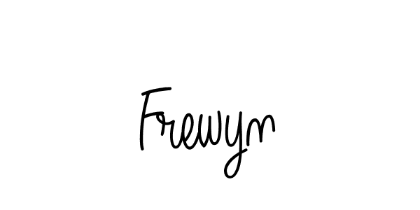 Once you've used our free online signature maker to create your best signature Angelique-Rose-font-FFP style, it's time to enjoy all of the benefits that Frewyn name signing documents. Frewyn signature style 5 images and pictures png