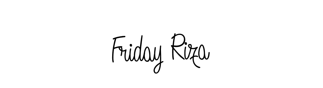 Create a beautiful signature design for name Friday Riza. With this signature (Angelique-Rose-font-FFP) fonts, you can make a handwritten signature for free. Friday Riza signature style 5 images and pictures png