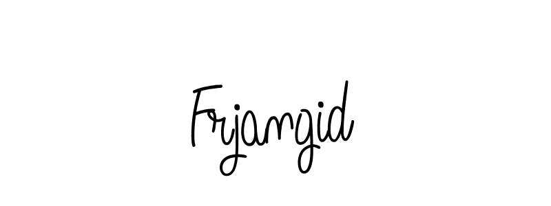 How to make Frjangid signature? Angelique-Rose-font-FFP is a professional autograph style. Create handwritten signature for Frjangid name. Frjangid signature style 5 images and pictures png