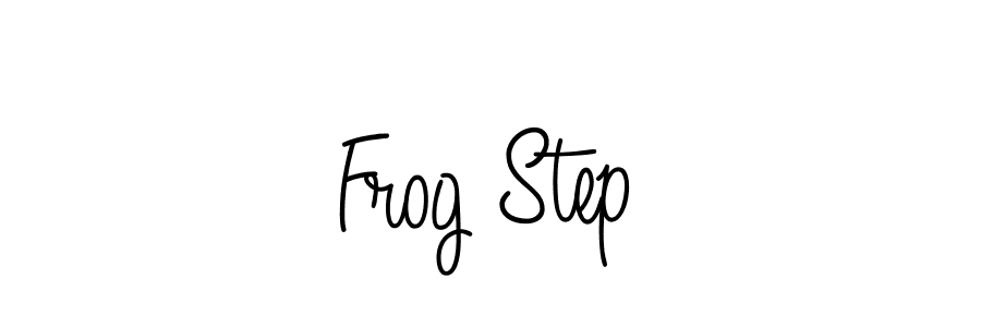 How to make Frog Step signature? Angelique-Rose-font-FFP is a professional autograph style. Create handwritten signature for Frog Step name. Frog Step signature style 5 images and pictures png