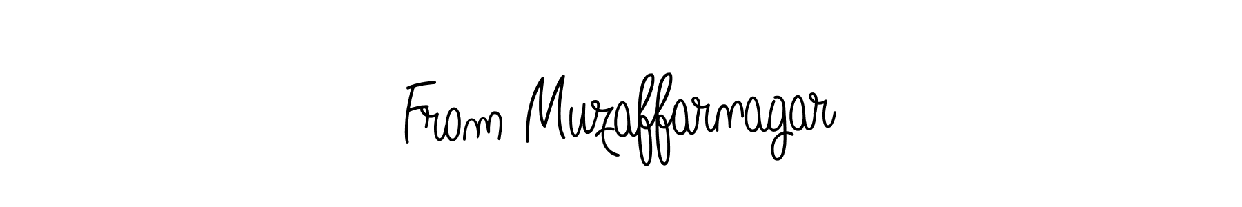 Check out images of Autograph of From Muzaffarnagar name. Actor From Muzaffarnagar Signature Style. Angelique-Rose-font-FFP is a professional sign style online. From Muzaffarnagar signature style 5 images and pictures png
