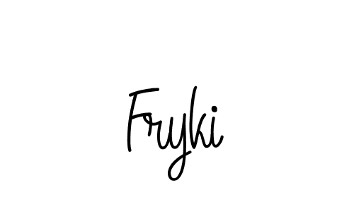 How to Draw Fryki signature style? Angelique-Rose-font-FFP is a latest design signature styles for name Fryki. Fryki signature style 5 images and pictures png