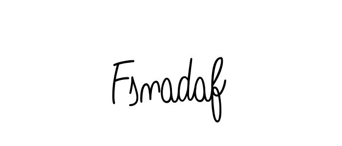 Create a beautiful signature design for name Fsnadaf. With this signature (Angelique-Rose-font-FFP) fonts, you can make a handwritten signature for free. Fsnadaf signature style 5 images and pictures png