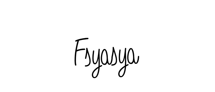 Angelique-Rose-font-FFP is a professional signature style that is perfect for those who want to add a touch of class to their signature. It is also a great choice for those who want to make their signature more unique. Get Fsyasya name to fancy signature for free. Fsyasya signature style 5 images and pictures png