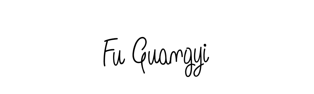 Use a signature maker to create a handwritten signature online. With this signature software, you can design (Angelique-Rose-font-FFP) your own signature for name Fu Guangyi. Fu Guangyi signature style 5 images and pictures png