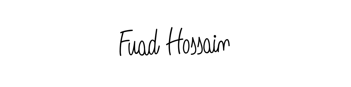How to make Fuad Hossain name signature. Use Angelique-Rose-font-FFP style for creating short signs online. This is the latest handwritten sign. Fuad Hossain signature style 5 images and pictures png