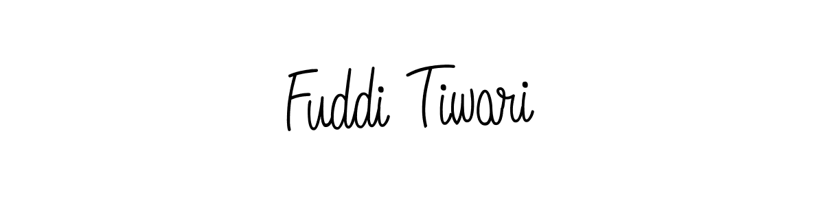 Fuddi Tiwari stylish signature style. Best Handwritten Sign (Angelique-Rose-font-FFP) for my name. Handwritten Signature Collection Ideas for my name Fuddi Tiwari. Fuddi Tiwari signature style 5 images and pictures png