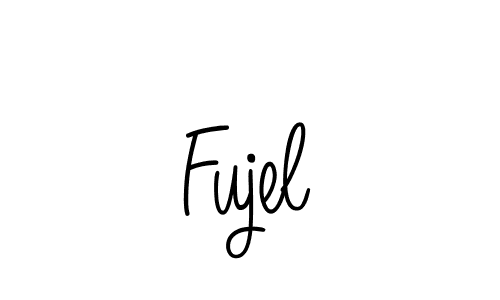 if you are searching for the best signature style for your name Fujel. so please give up your signature search. here we have designed multiple signature styles  using Angelique-Rose-font-FFP. Fujel signature style 5 images and pictures png