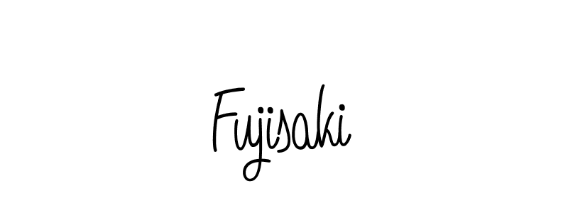 How to make Fujisaki name signature. Use Angelique-Rose-font-FFP style for creating short signs online. This is the latest handwritten sign. Fujisaki signature style 5 images and pictures png