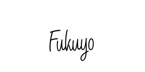 Fukuyo stylish signature style. Best Handwritten Sign (Angelique-Rose-font-FFP) for my name. Handwritten Signature Collection Ideas for my name Fukuyo. Fukuyo signature style 5 images and pictures png