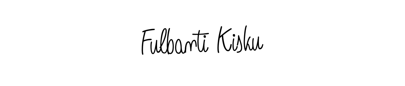Also we have Fulbanti Kisku name is the best signature style. Create professional handwritten signature collection using Angelique-Rose-font-FFP autograph style. Fulbanti Kisku signature style 5 images and pictures png
