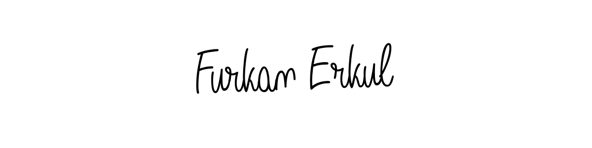 Design your own signature with our free online signature maker. With this signature software, you can create a handwritten (Angelique-Rose-font-FFP) signature for name Furkan Erkul. Furkan Erkul signature style 5 images and pictures png