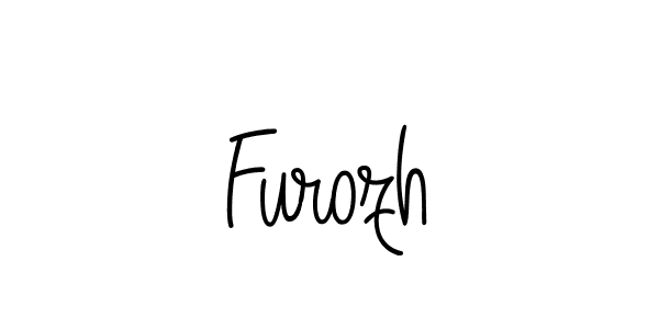 Furozh stylish signature style. Best Handwritten Sign (Angelique-Rose-font-FFP) for my name. Handwritten Signature Collection Ideas for my name Furozh. Furozh signature style 5 images and pictures png