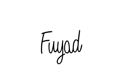 Fuyad stylish signature style. Best Handwritten Sign (Angelique-Rose-font-FFP) for my name. Handwritten Signature Collection Ideas for my name Fuyad. Fuyad signature style 5 images and pictures png