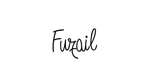 Make a beautiful signature design for name Fuzail. With this signature (Angelique-Rose-font-FFP) style, you can create a handwritten signature for free. Fuzail signature style 5 images and pictures png