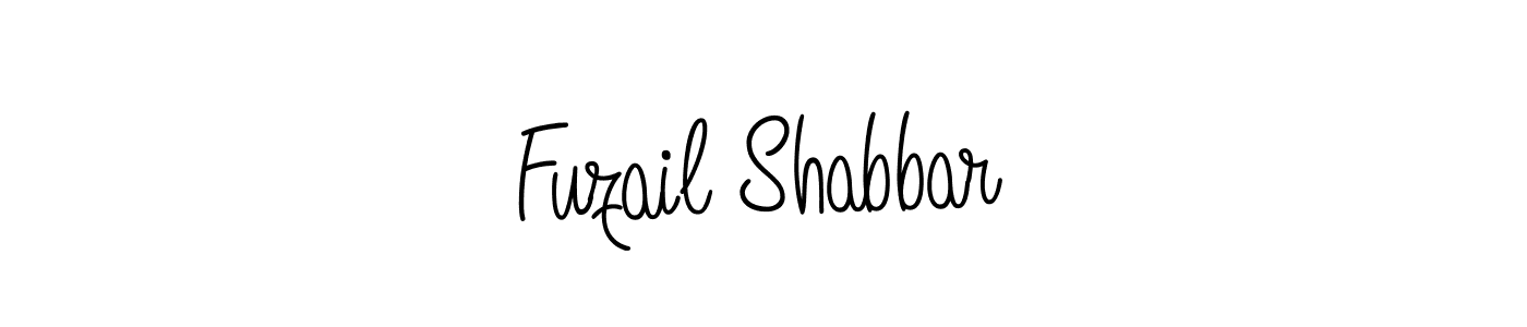 Also we have Fuzail Shabbar name is the best signature style. Create professional handwritten signature collection using Angelique-Rose-font-FFP autograph style. Fuzail Shabbar signature style 5 images and pictures png