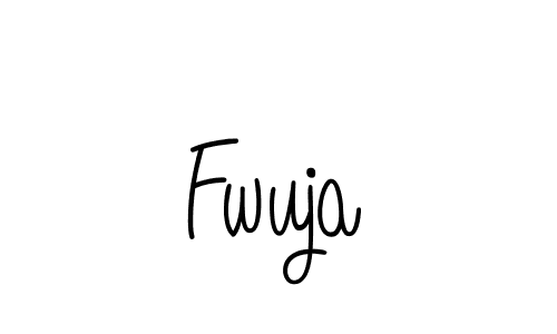 Design your own signature with our free online signature maker. With this signature software, you can create a handwritten (Angelique-Rose-font-FFP) signature for name Fwuja. Fwuja signature style 5 images and pictures png