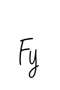 You should practise on your own different ways (Angelique-Rose-font-FFP) to write your name (Fy) in signature. don't let someone else do it for you. Fy signature style 5 images and pictures png