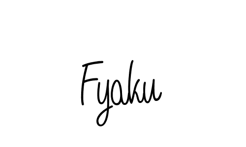 Also we have Fyaku name is the best signature style. Create professional handwritten signature collection using Angelique-Rose-font-FFP autograph style. Fyaku signature style 5 images and pictures png