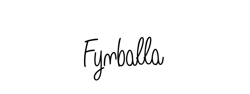 How to make Fynballa name signature. Use Angelique-Rose-font-FFP style for creating short signs online. This is the latest handwritten sign. Fynballa signature style 5 images and pictures png