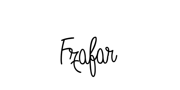 Make a beautiful signature design for name Fzafar. With this signature (Angelique-Rose-font-FFP) style, you can create a handwritten signature for free. Fzafar signature style 5 images and pictures png