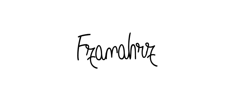 Angelique-Rose-font-FFP is a professional signature style that is perfect for those who want to add a touch of class to their signature. It is also a great choice for those who want to make their signature more unique. Get Fzanahrz name to fancy signature for free. Fzanahrz signature style 5 images and pictures png