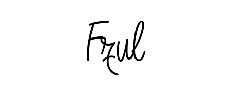 Achieve flawless digital penmanship with Fzul name in Angelique-Rose-font-FFP font. The perfect tool for creating online signatures. Fzul signature style 5 images and pictures png