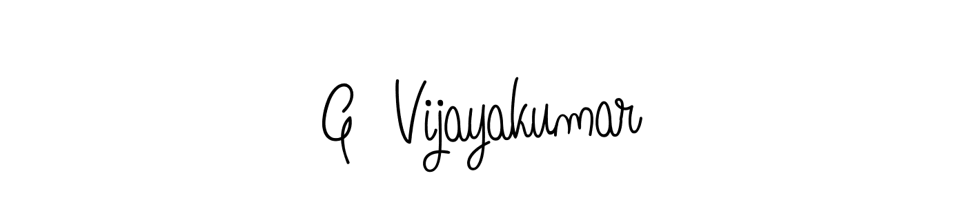 Make a beautiful signature design for name G  Vijayakumar. Use this online signature maker to create a handwritten signature for free. G  Vijayakumar signature style 5 images and pictures png