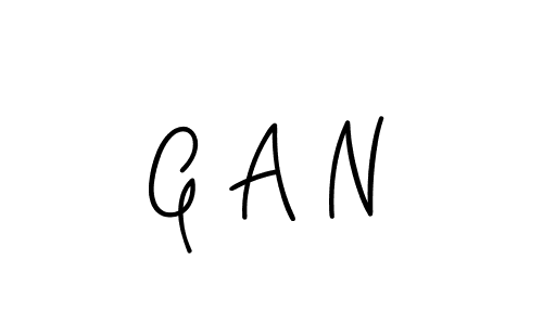 Make a beautiful signature design for name G A N. Use this online signature maker to create a handwritten signature for free. G A N signature style 5 images and pictures png