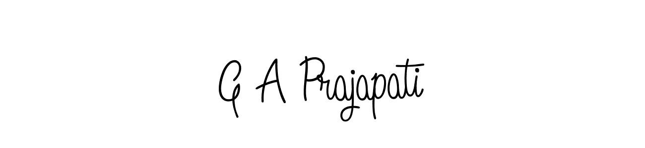 Angelique-Rose-font-FFP is a professional signature style that is perfect for those who want to add a touch of class to their signature. It is also a great choice for those who want to make their signature more unique. Get G A Prajapati name to fancy signature for free. G A Prajapati signature style 5 images and pictures png