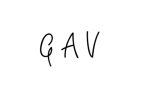 This is the best signature style for the G A V name. Also you like these signature font (Angelique-Rose-font-FFP). Mix name signature. G A V signature style 5 images and pictures png